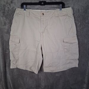 Polo Ralph Lauren Comand Cargo Shorts Mens 36 Inseam 9 Relax Fit Beige